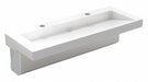 Wash Basin 56 x22 x17 White