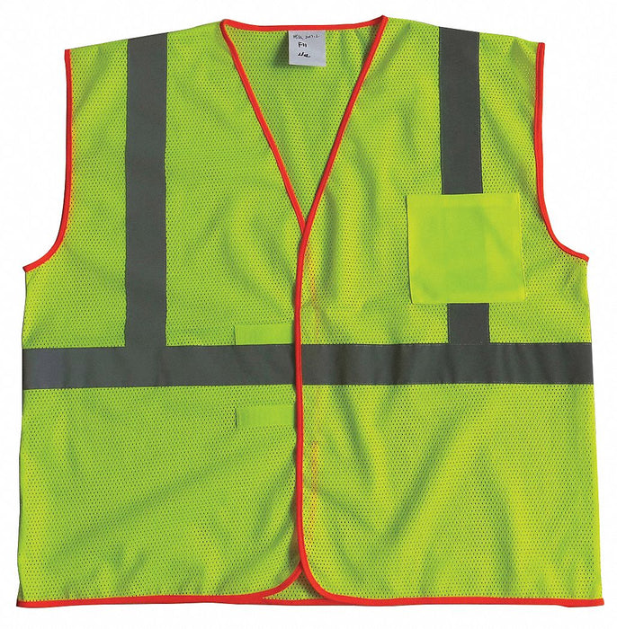 J6012 U-Block Vest Class1 Yellow/Grn 2XL/3XL