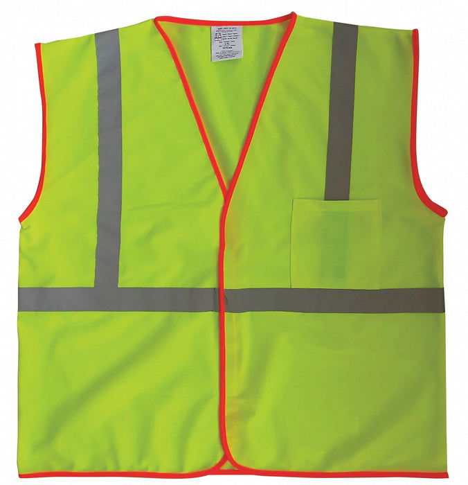 J6013 U-Block Vest Class1 Yellow/Grn 2XL/3XL