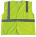 J6017 U-Block Vest Class2 Yellow/Grn S/M