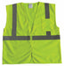 J6020 U-Block Vest Class2 Yellow/Grn 2XL
