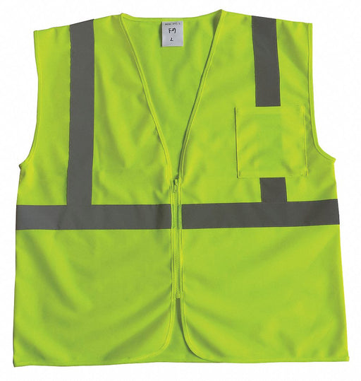 J6020 U-Block Vest Class2 Yellow/Grn 3XL