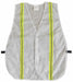 J6025 Back Stp Vest Unrated White Univ