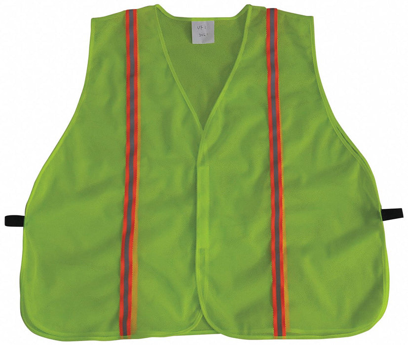 J6025 Back Stp Vest Unrated Yellow/Grn 3XL