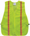 J6044 Back Stp Vest Unrated Yellow/Grn Univ