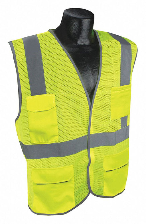 J6035 High Visibility Vest Yellow/Green L/XL