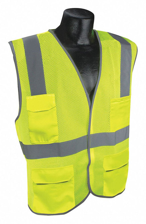 J6026 High Visibility Vest Yellow/Green S/M