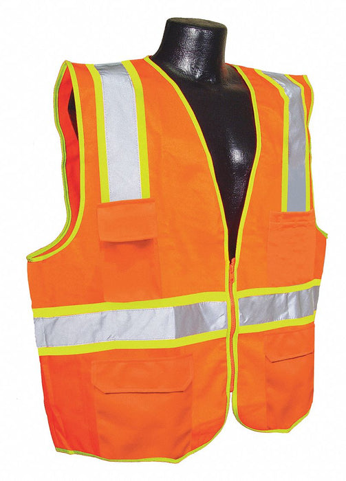 J6029 High Visibility Vest Orange/Red 4XL