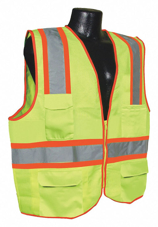 J6029 High Visibility Vest Yellow/Green M