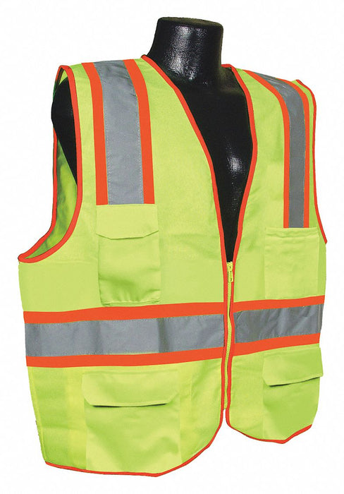 J6029 High Visibility Vest Yellow/Green 4XL