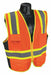 High Visibility Vest Orange/Red M