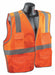 J6033 High Visibility Vest Orange/Red S/M