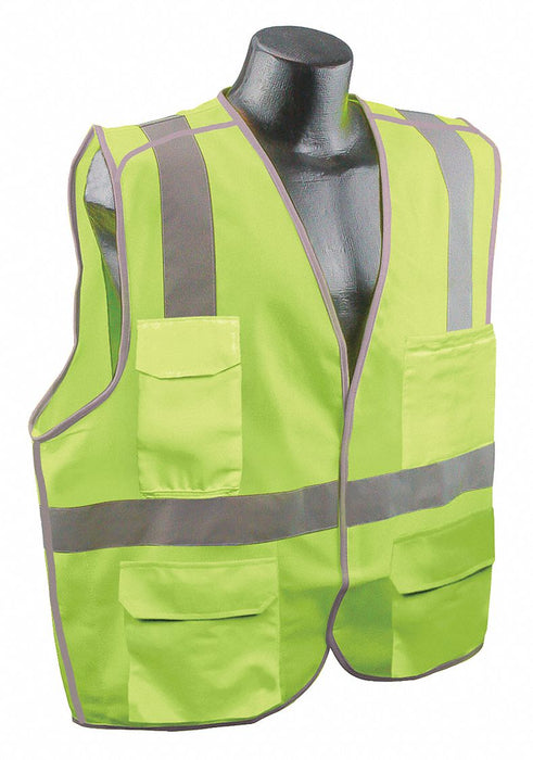 J6033 High Visibility Vest Yellow/Green L/XL