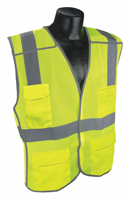 J6036 Breakaway Vest Yellow/Green L/XL