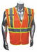 J6037 High Visibility Vest Orange/Red S/M