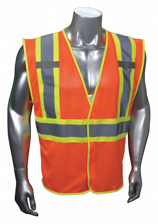 J6037 High Visibility Vest Orange/Red L/XL