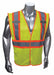J6037 High Visibility Vest Yllw/Green 4XL/5XL