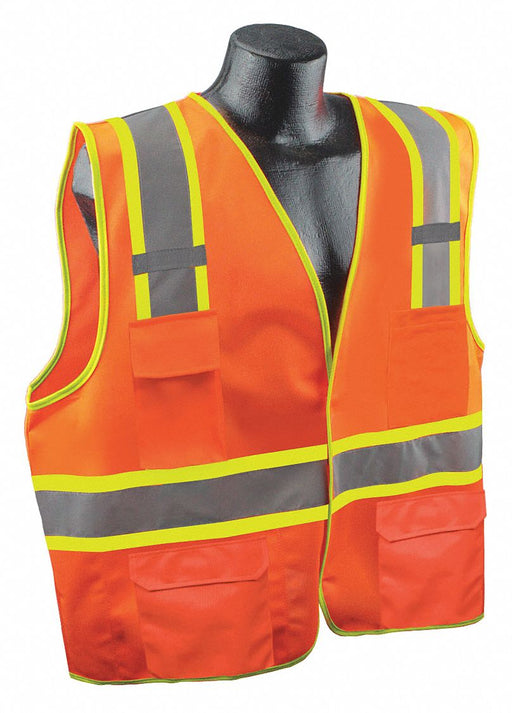 J6039 High Visibility Vest Orange/Red L/XL