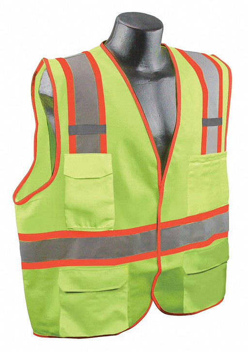 J6039 High Visibility Vest Yellow/Green L/XL