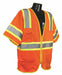 J6041 High Visibility Vest Orange/Red M