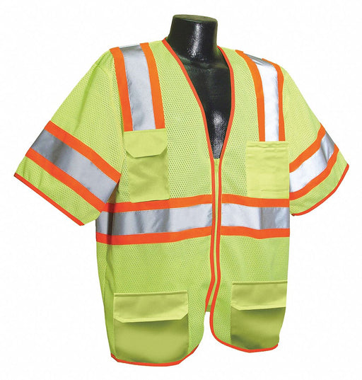 J6041 High Visibility Vest Yellow/Green L