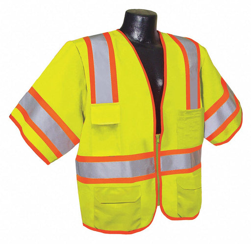 J6047 High Visibility Vest Yellow/Green 5XL