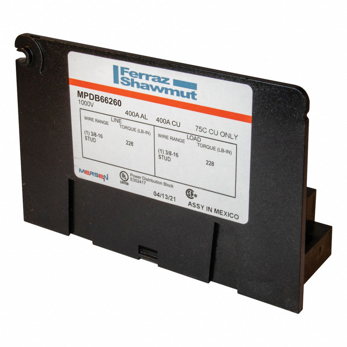Power Distribution Block 400 A 1 000 V