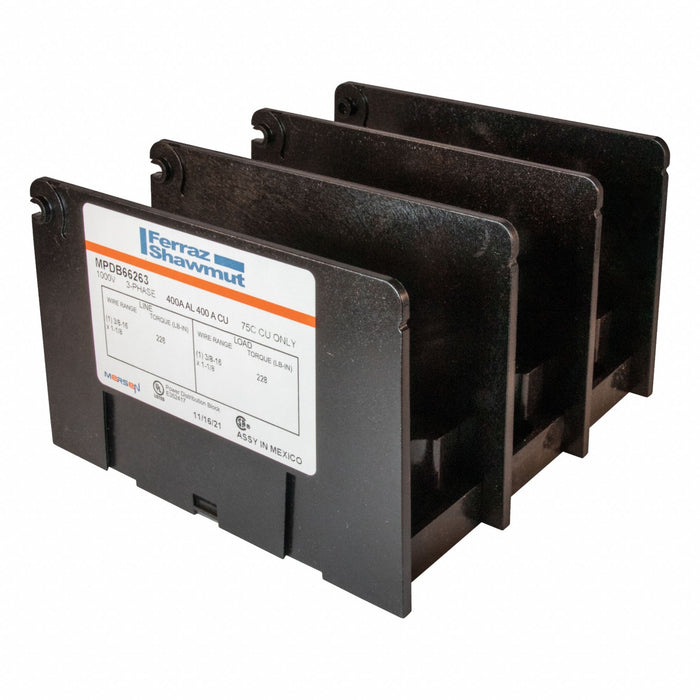 PowerDistributionBlock 400A 1000V 3Poles