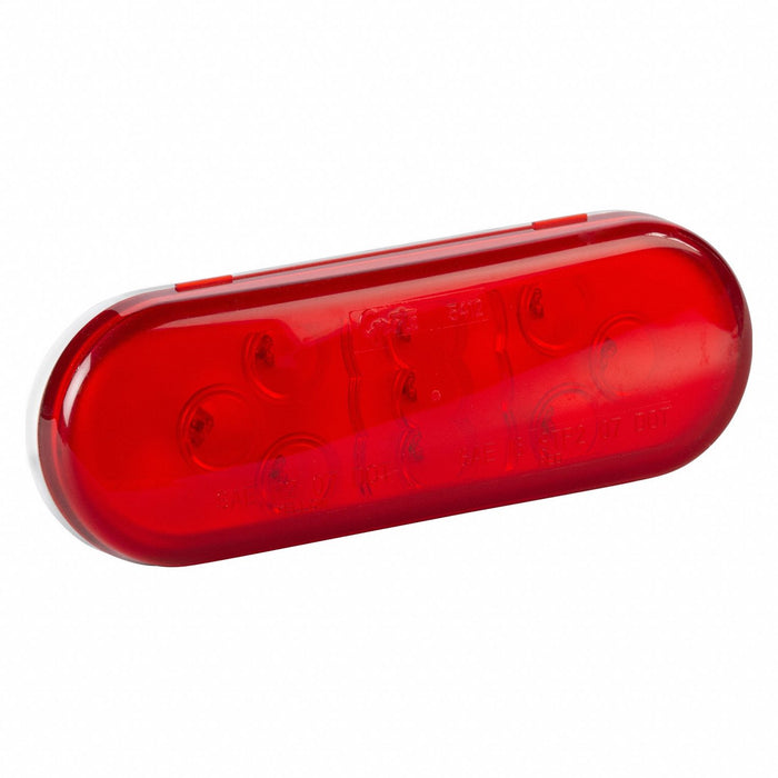 Stop/Turn/Tail Light Oval Red 6-1/2 L