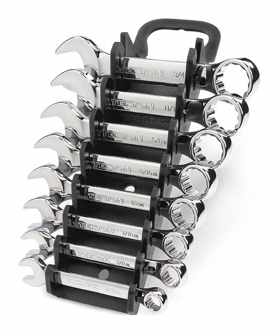 Stubby Comb Wrench Set 5/16-3/4 8 pcs.
