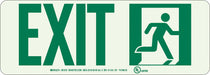 Exit Sign 5X14 GRN/WHT Exit ENG SURF