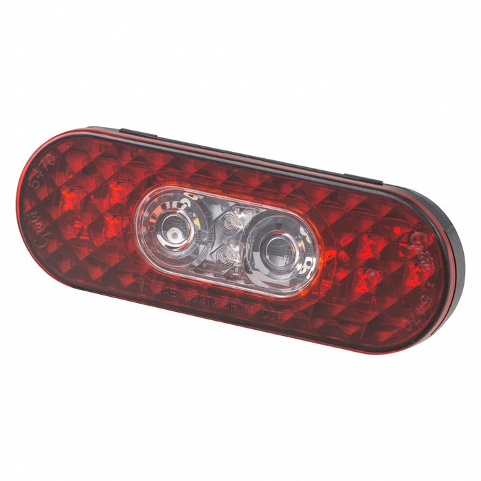 STT LAMP 6 LED OVAL W/INT. BACK-UP AMP