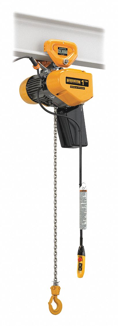 K8718 Electric Chain Hoist 2000 lb cap.
