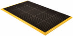 Drainage Mat Black wYlwBrdr 3ft4 x10ft4 