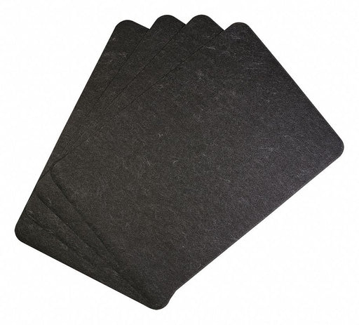 Sink Dryer Mat Black Thickness 1/8 PK4