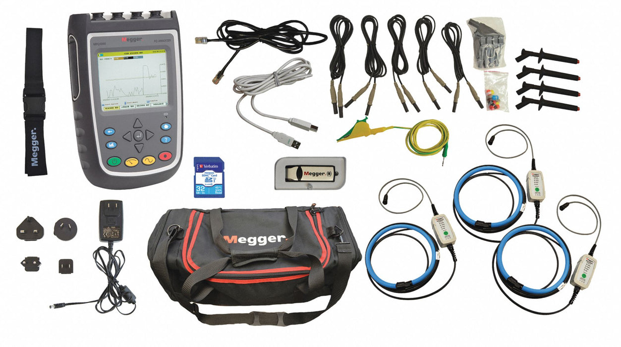 Power Quality Analyzer Kit 3 Phase 60 Hz