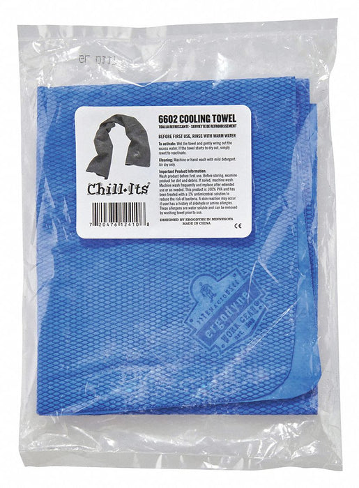 Evaporative Cooling Towel Blue PK50