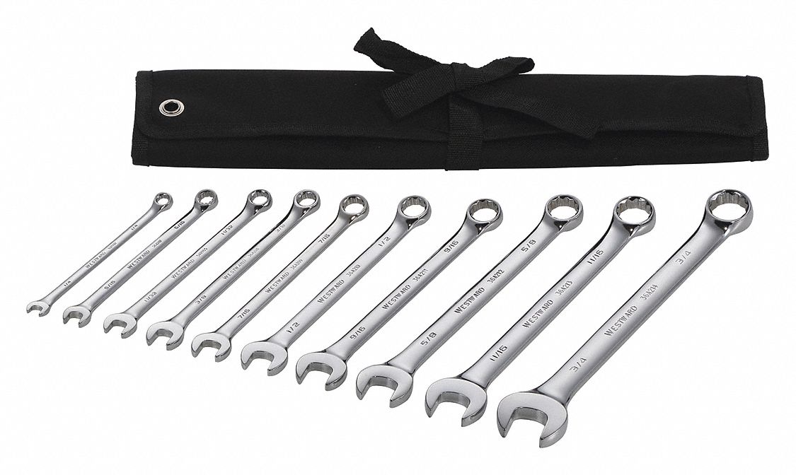 Combo Wrench St Steel Full Polish Offset
