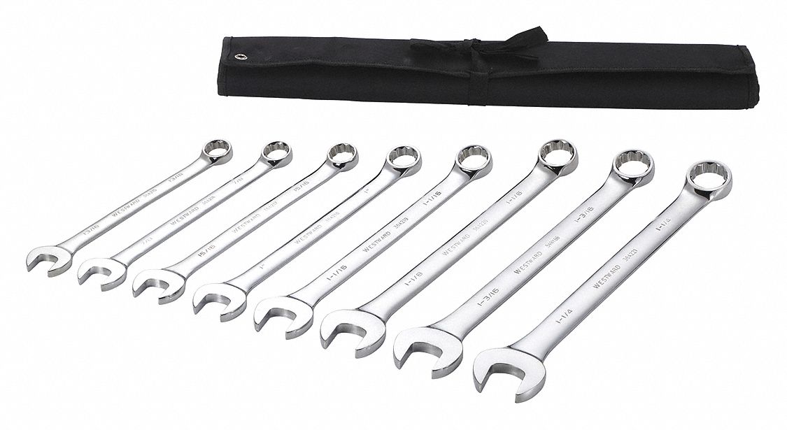 Combo Wrench St Steel Full Polish Offset