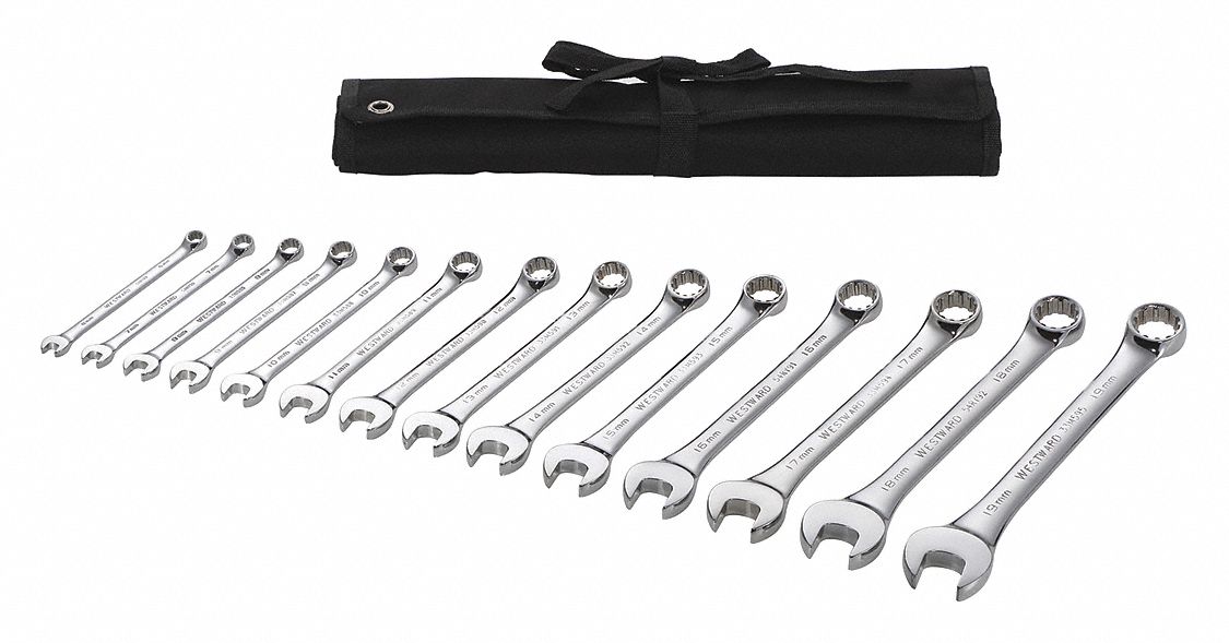 Combo Wrench St Steel Full Polish Offset