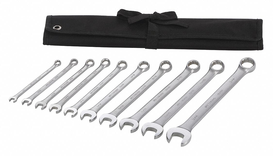 Combo Wrench St Steel Satin Offset