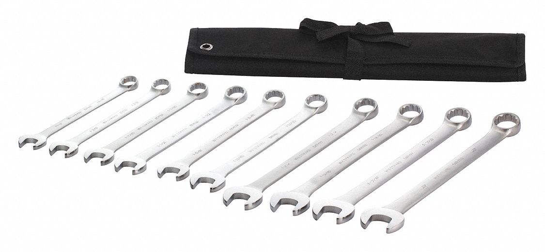 Combo Wrench St Steel Satin Offset