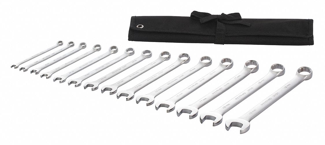 Combo Wrench St Steel Satin Offset