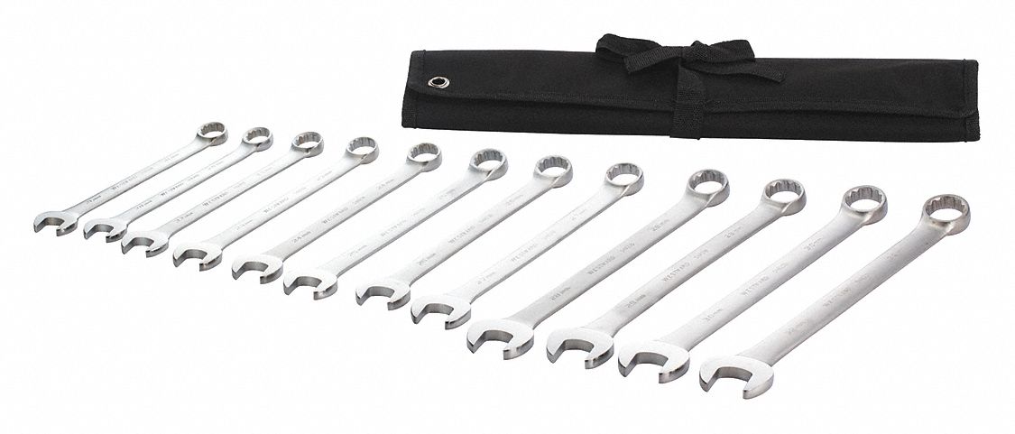 Combo Wrench St Steel Satin Offset