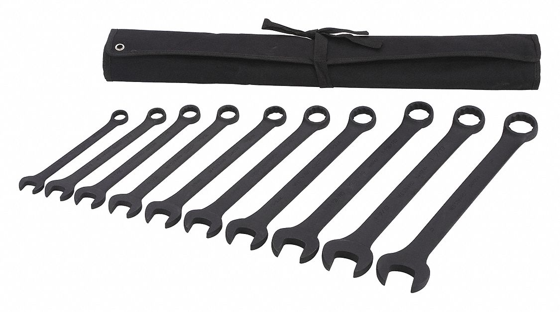 Combo Wrench St Steel Black Oxide Offset