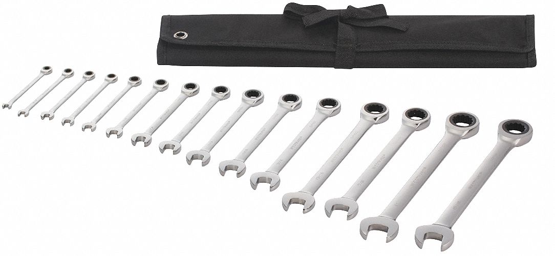 Combo Wrench St Steel Fll Plish Standard