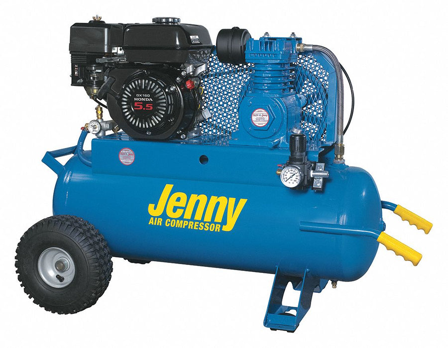 Portable Gas Air Compr 1 Stage 5 1/2 hp