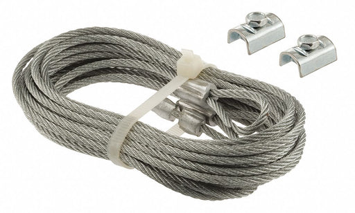 Spring Cable 1/8 in Dia 8 21/32 ft L PR