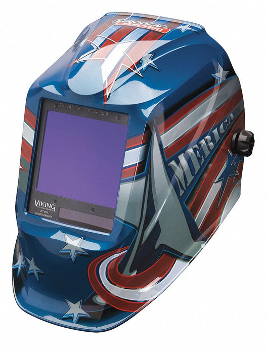 Welding Helmet American Flag Graphic