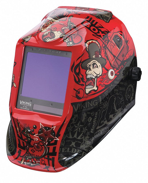 Welding Helmet Mojo Graphic Black/Red